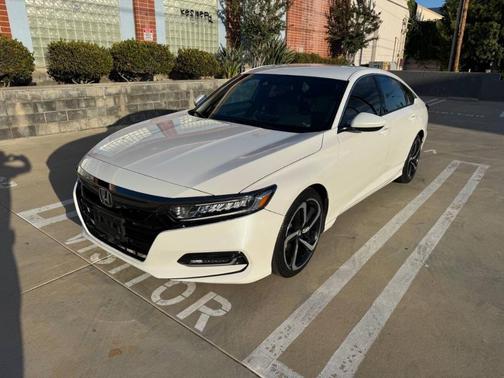 White 2020 Honda Accord Sport 1.5T