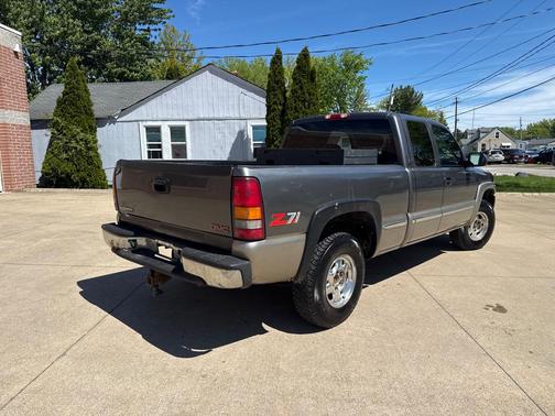 GRAY 2000 GMC Sierra 1500 SLE Extended Cab