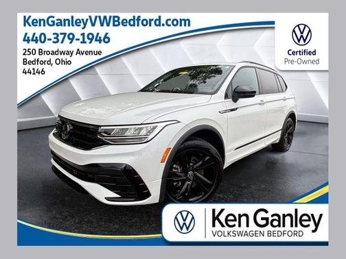 Opal White 2024 Volkswagen Tiguan 2.0T SE R-Line Black 4MOTION