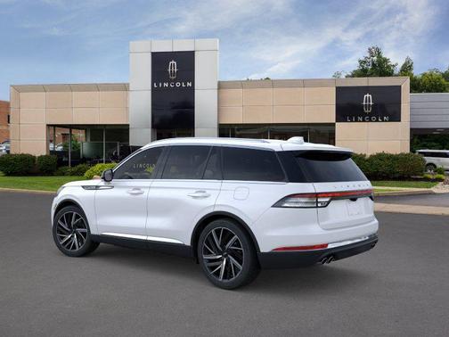 Pristine White Metallic Tri-Coat 2026 Lincoln Aviator Reserve AWD