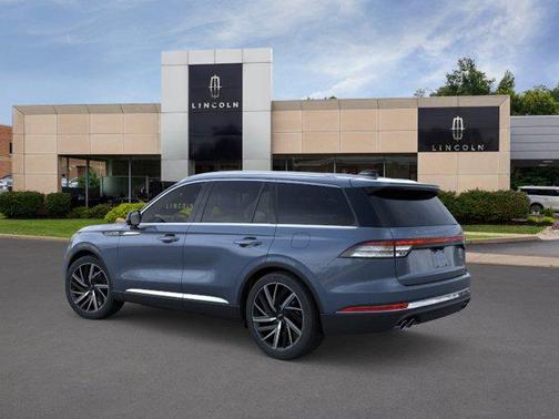 Whisper Blue Metallic Clearcoat 2025 Lincoln Aviator Reserve AWD