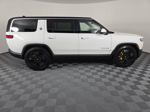 Glacier White 2023 Rivian R1S Adventure