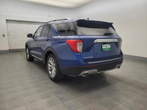 Blue 2021 Ford Explorer Limited
