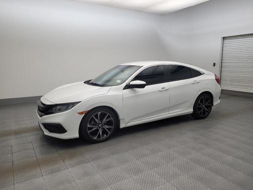 Platinum White Pearl 2020 Honda Civic Sport