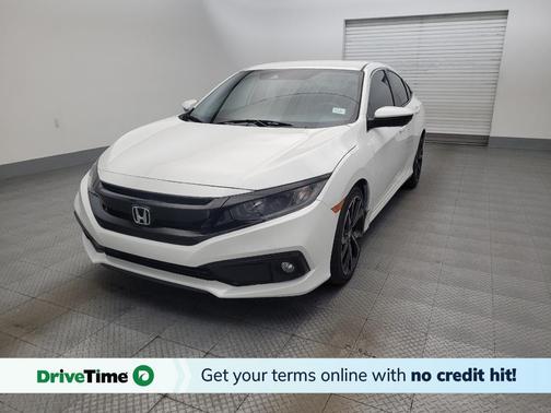 Platinum White Pearl 2020 Honda Civic Sport