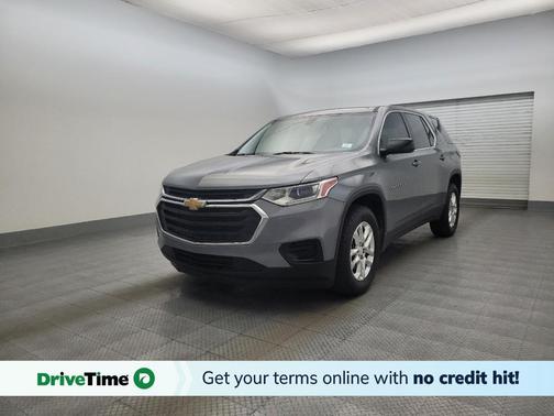 Satin Steel Metallic 2021 Chevrolet Traverse LS