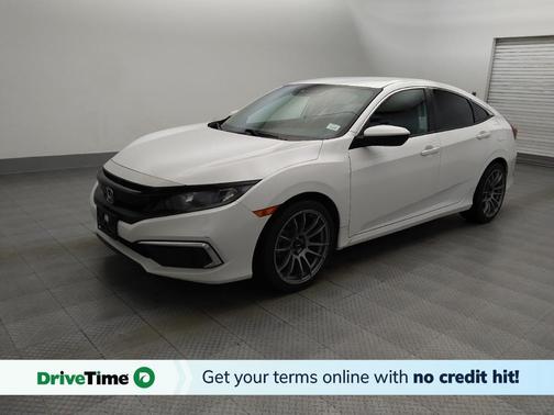 Platinum White Pearl 2020 Honda Civic LX