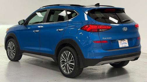 Aqua Blue 2021 Hyundai TUCSON Ultimate