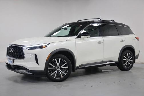 Majestic White / Black Obsidian 2022 INFINITI QX60 AUTOGRAPH