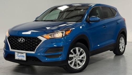 Aqua Blue 2021 Hyundai TUCSON SE