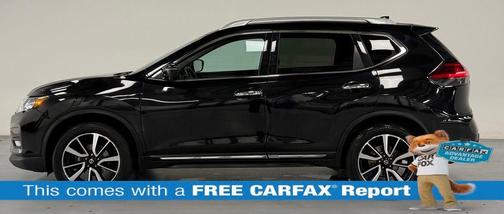 Magnetic Black 2017 Nissan Rogue SL