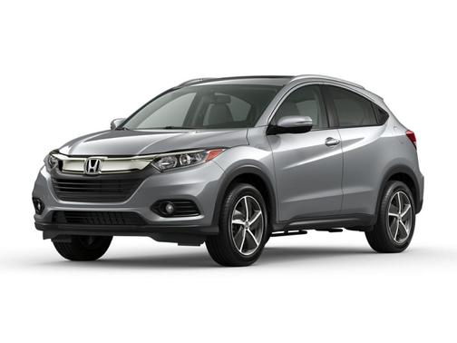 White 2021 Honda HR-V EX-L