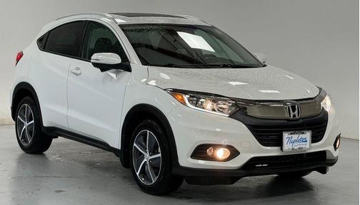 White 2021 Honda HR-V EX-L