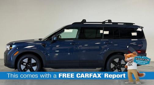 Atlantic Blue 2026 Hyundai SANTA FE HEV SEL