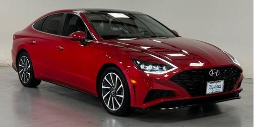 Calypso Red 2020 Hyundai SONATA Limited