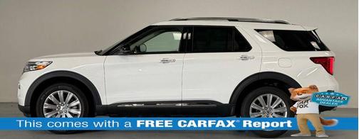 White Metallic 2022 Ford Explorer Limited