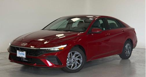 Red Metallic 2025 Hyundai ELANTRA HEV Blue