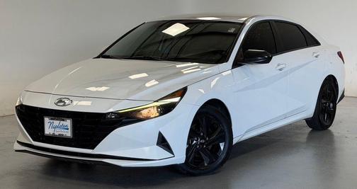 Quartz White 2021 Hyundai ELANTRA SEL