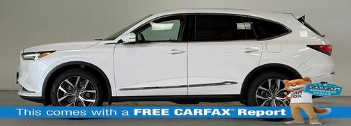 White 2024 Acura MDX Technology