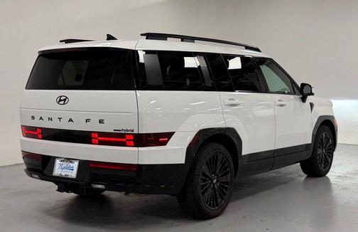 White 2025 Hyundai SANTA FE HEV Calligraphy