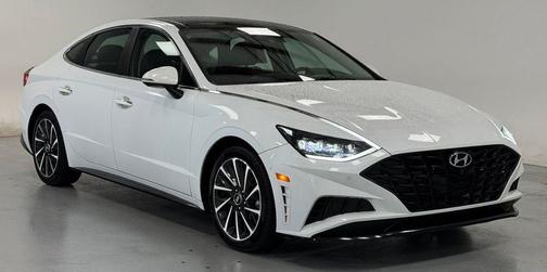 Quartz White 2021 Hyundai SONATA Limited