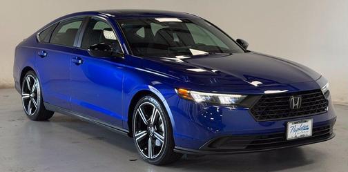 Blue 2024 Honda Accord Hybrid Sport