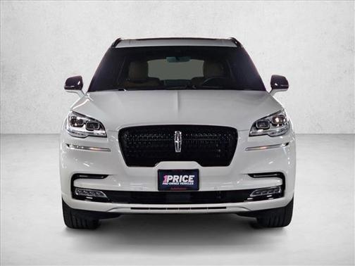 Pristine White Metallic Tri-Coat 2024 Lincoln Aviator Black Label AWD