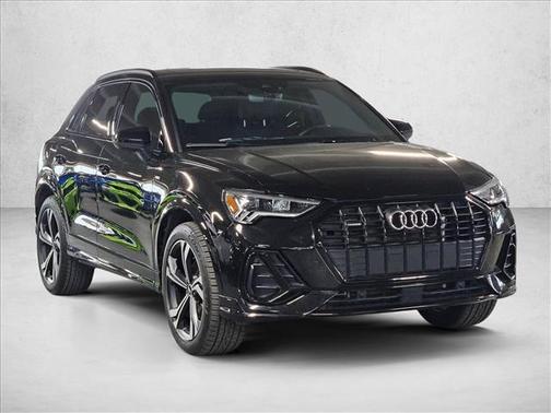 Mythos Black Metallic 2023 Audi Q3 45 S line Premium Plus