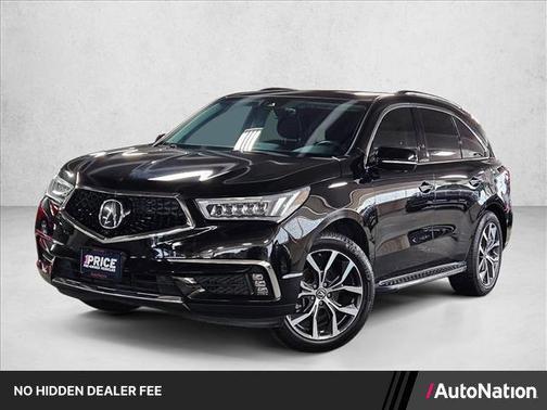 Crystal Black Pearl 2018 Acura MDX 3.5L w/Advance & Entertainment Pkgs