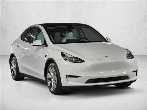 Pearl White Multi-Coat 2021 Tesla Model Y Long Range Dual Motor All-Wheel Drive