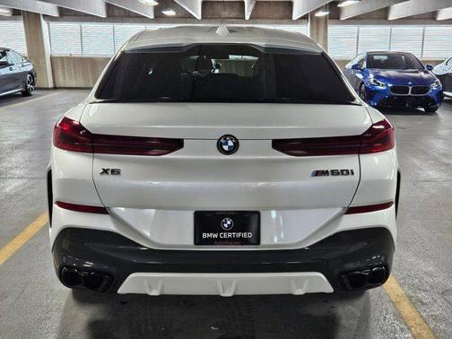 Mineral White Metallic 2024 BMW X6 M60i