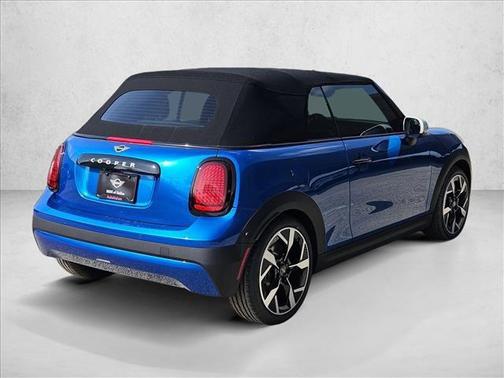 Icy Sunshine Blue Metallic 2026 MINI Convertible Cooper