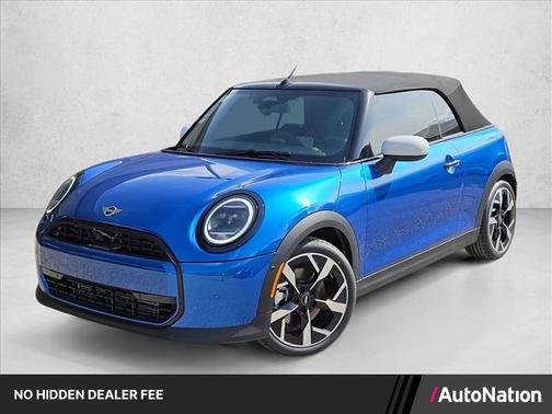 Icy Sunshine Blue Metallic 2026 MINI Convertible Cooper