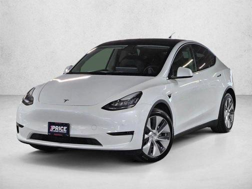 Pearl White Multi-Coat 2021 Tesla Model Y Long Range Dual Motor All-Wheel Drive