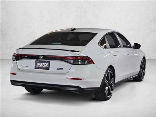 White 2024 Honda Accord Hybrid Sport