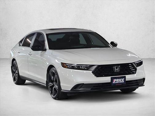 White 2024 Honda Accord Hybrid Sport