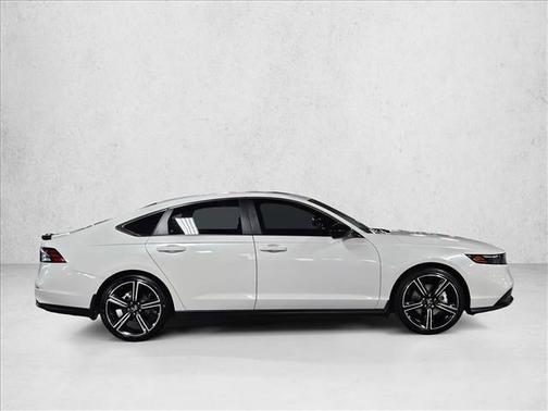 White 2024 Honda Accord Hybrid Sport