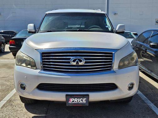 Moonlight White 2012 INFINITI QX56 Base