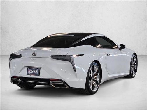 White 2018 Lexus LC 500 Base