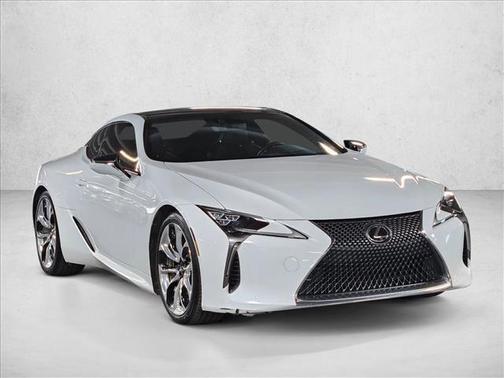 White 2018 Lexus LC 500 Base