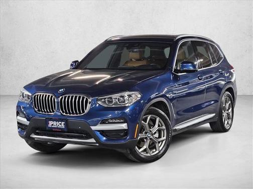 Phytonic Blue Metallic 2021 BMW X3 xDrive30i