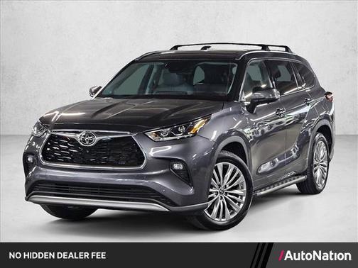 Magnetic Gray Metallic 2023 Toyota Highlander Platinum