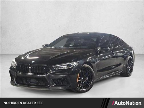 Black Sapphire Metallic 2022 BMW M8 Gran Coupe Competition
