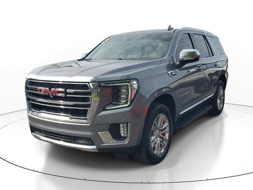 Satin Steel Metallic 2022 GMC Yukon SLT