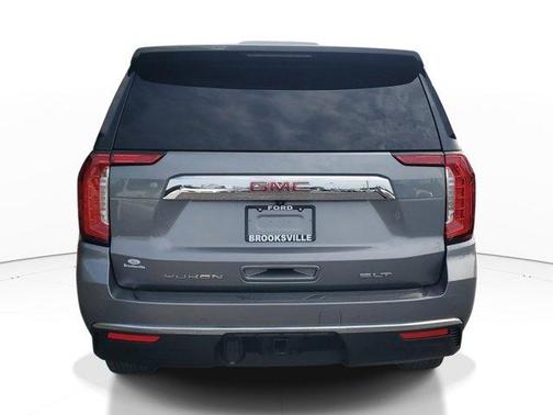 Satin Steel Metallic 2022 GMC Yukon SLT