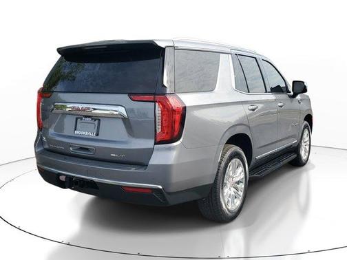 Satin Steel Metallic 2022 GMC Yukon SLT