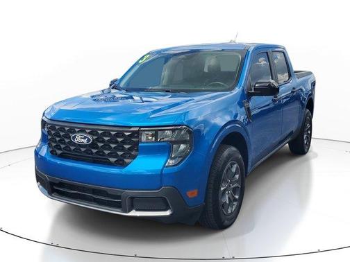 Blue 2025 Ford Maverick XLT