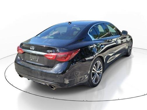 Black Obsidian 2021 INFINITI Q50 3.0t SENSORY