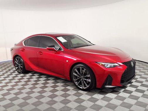 Red 2022 Lexus IS 350 Base