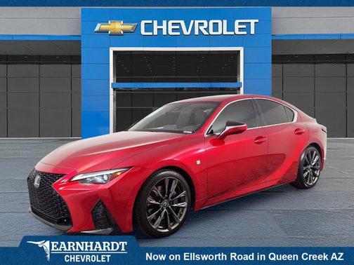 Red 2022 Lexus IS 350 Base